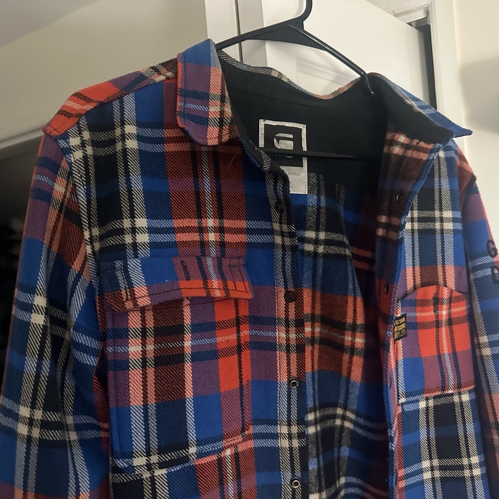 G-Star Multicolor Plaid Shirt Jacket